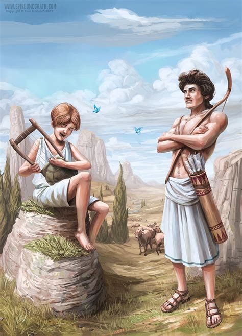 apollo and hermes myth|what did hermes give apollo.